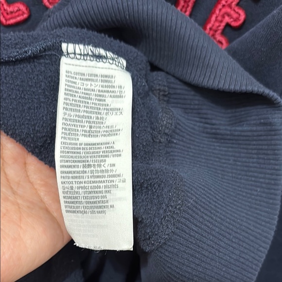 Hollister Blue and Red Sweatshirt Hoodie - Picture 8 of 10